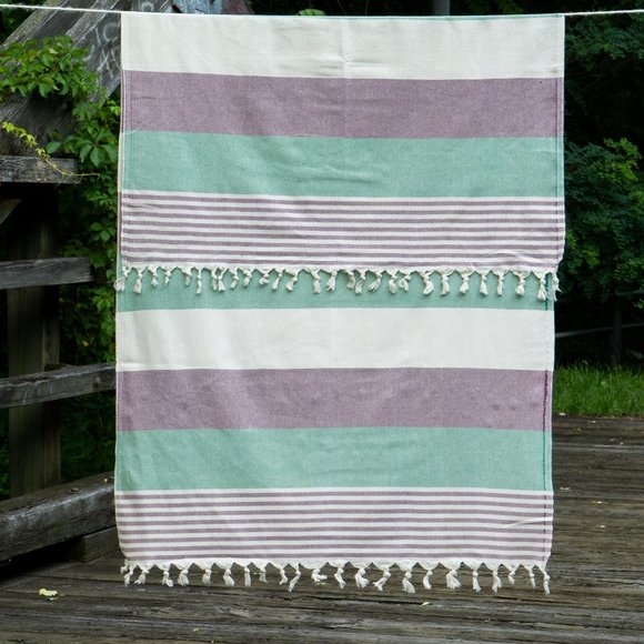 All Organic Cotton Turkish Peshtemal - Picture 2 of 7